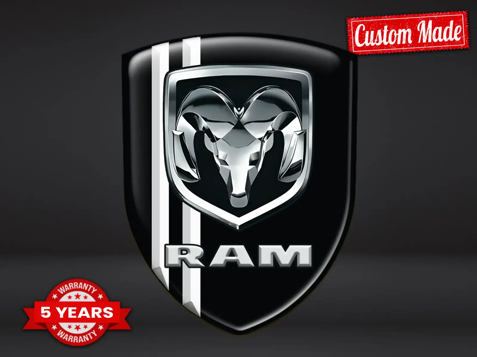 Dodge Vitre Arrière Camions Tuning Premium Stylé